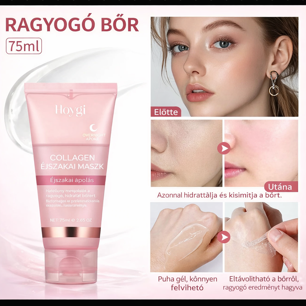 Éjszakai kollagén lehúzható maszk