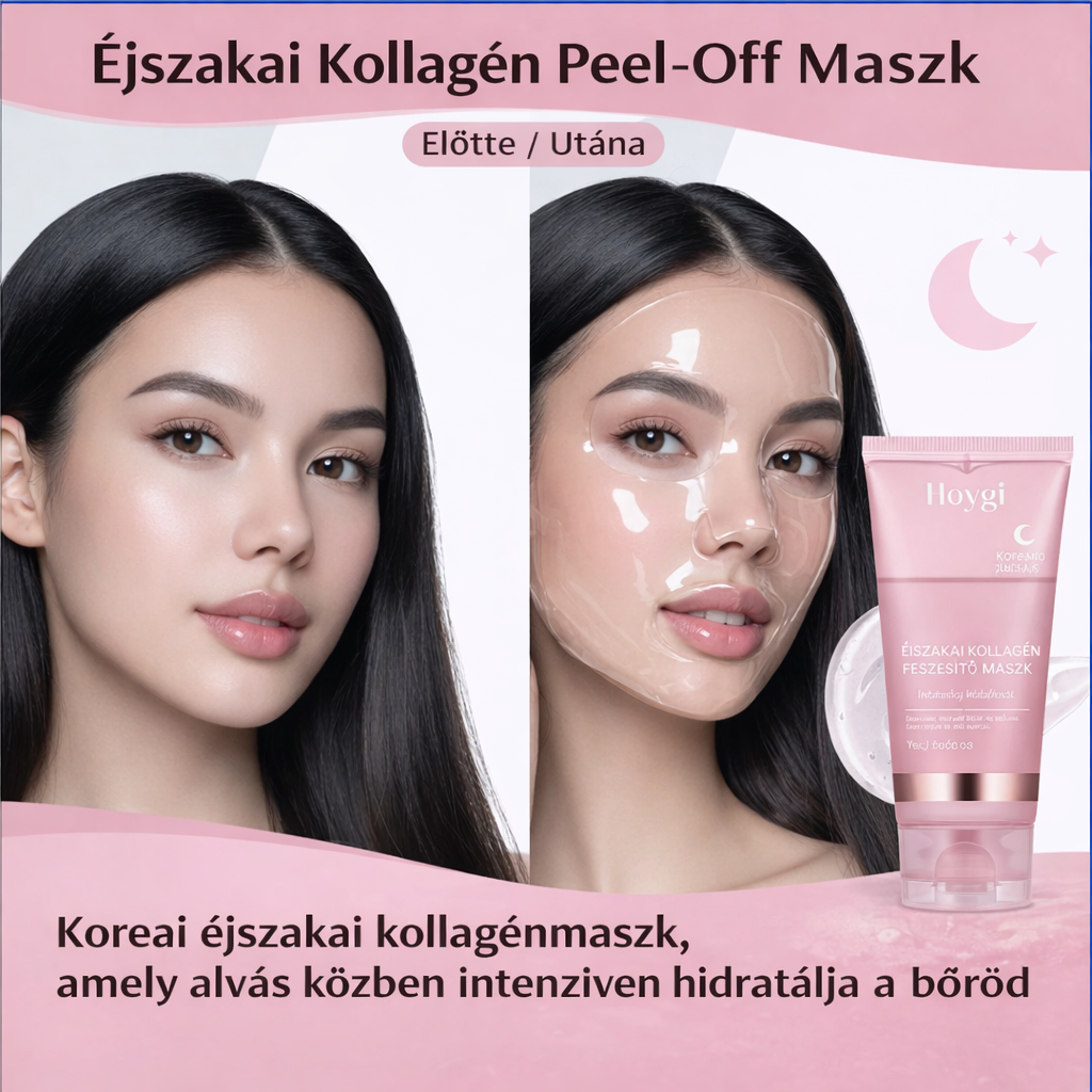 Éjszakai kollagén lehúzható maszk