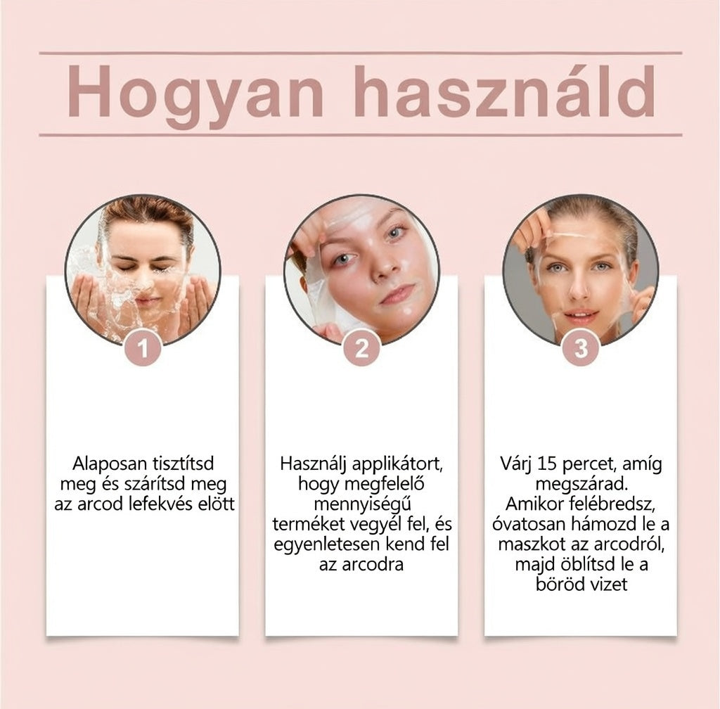 Éjszakai kollagén lehúzható maszk